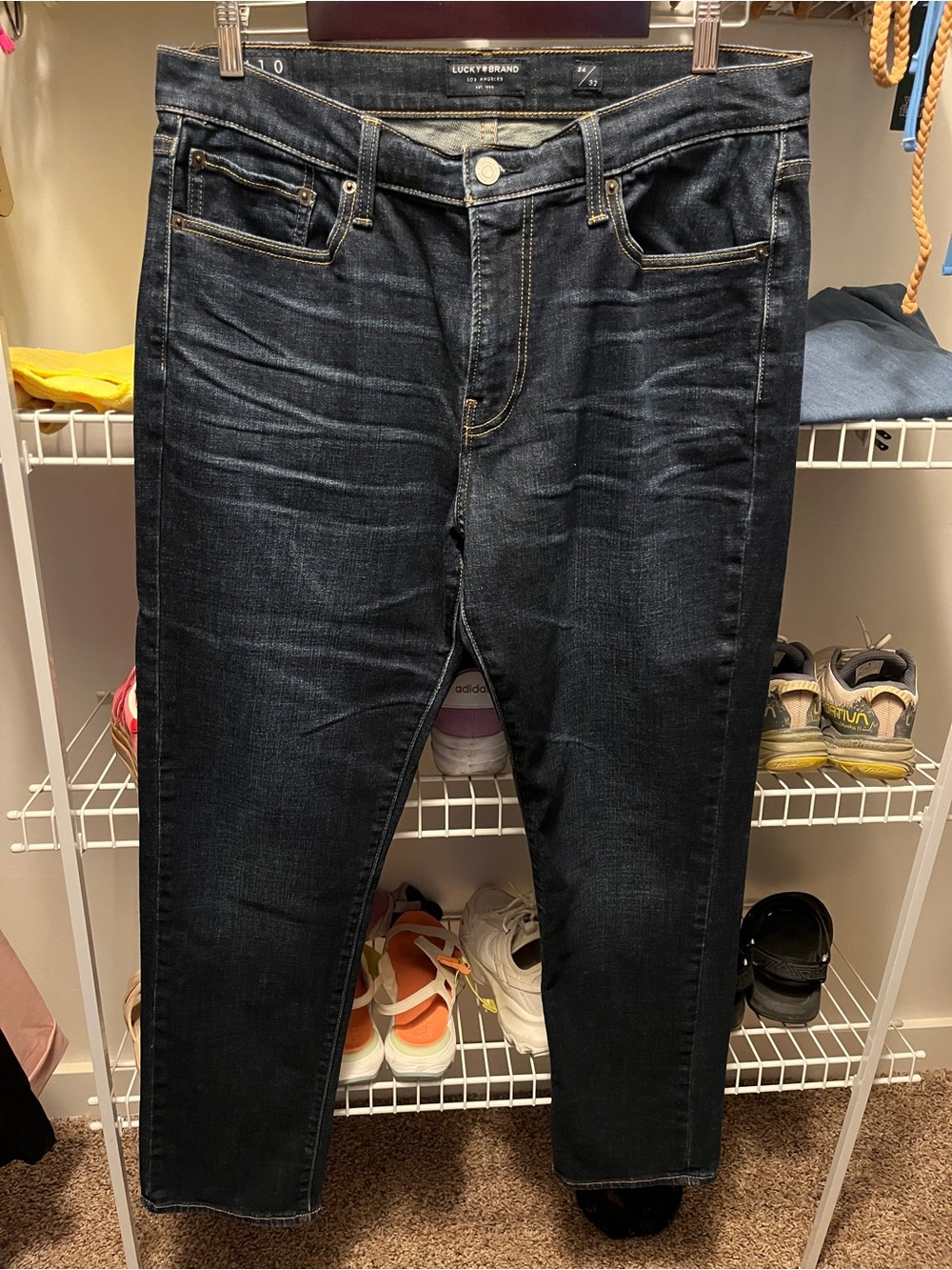 Lucky Brand Men's Dark Wash Jeans - Navy